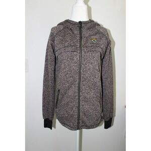 NFL Pro Line Jacksonville Jaguars Women's M Full Zip Heathered Hoodie Charcoal